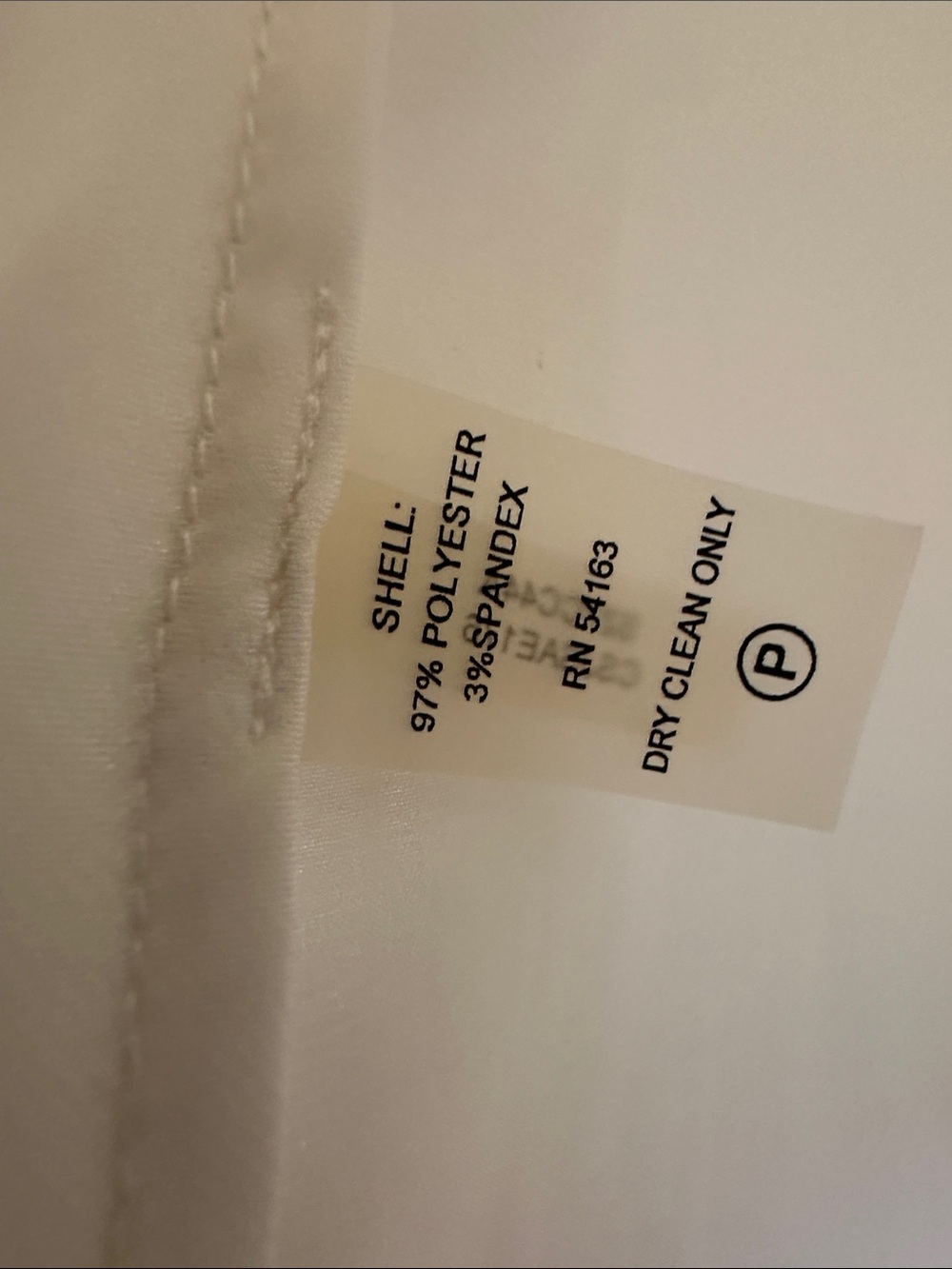 Calvin Klein Ivory Sleeveless Cowl Neck Blouse - Picture 3 of 6